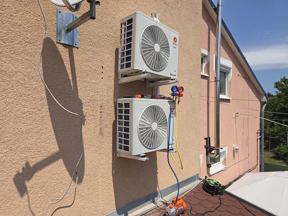 Hogyan zajlik egy 24 éves Daikin klíma cseréje Syen hűtő-fűtő klímára?